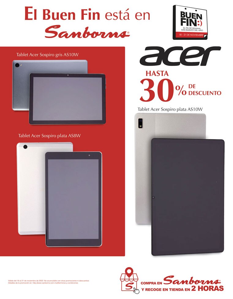 Tabletas Acer