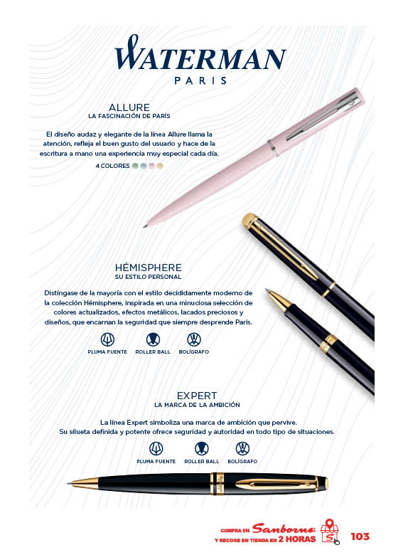 Escritura Fina Waterman