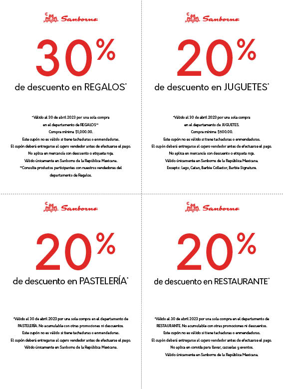 Cupón Regalos, Juguetes, Pasteles y Restaurante