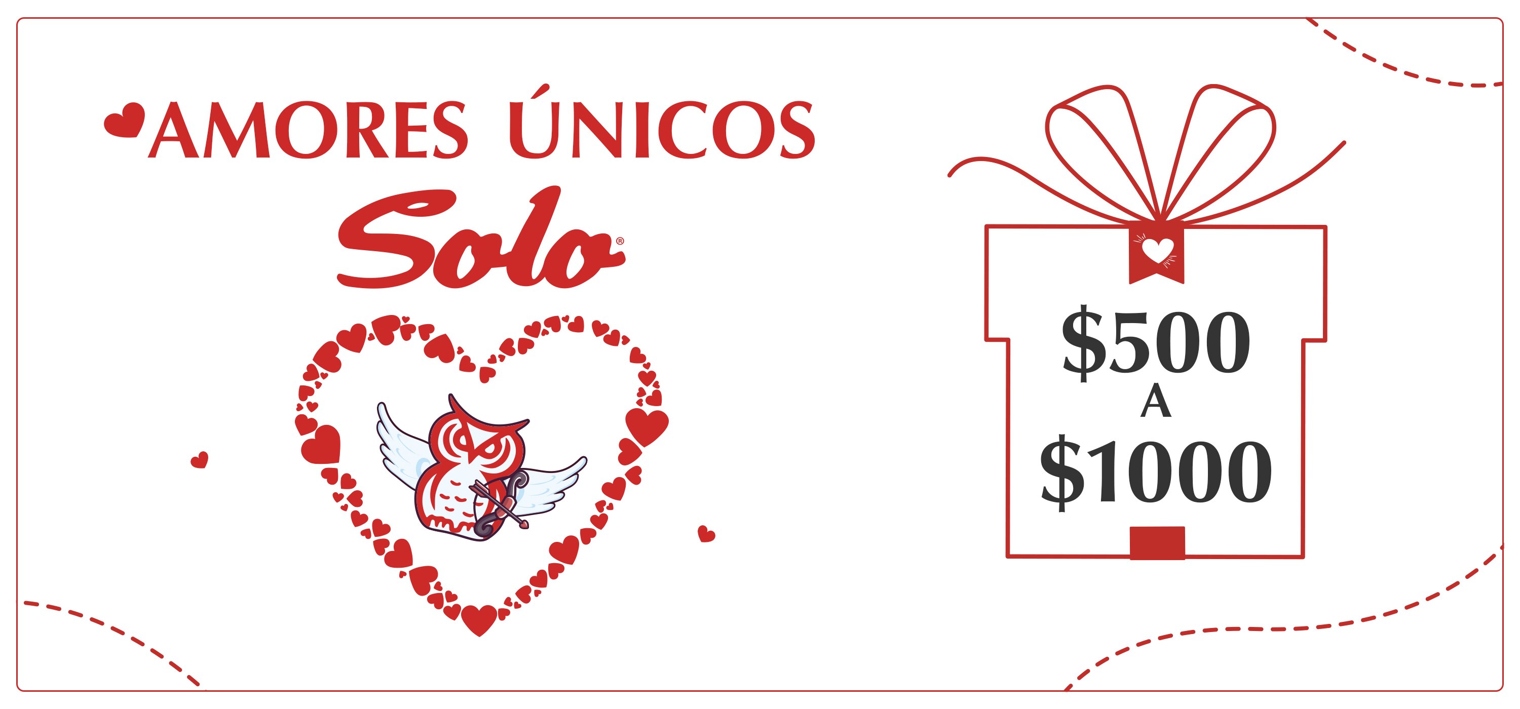 San Valentín Regalos $500 A $1000