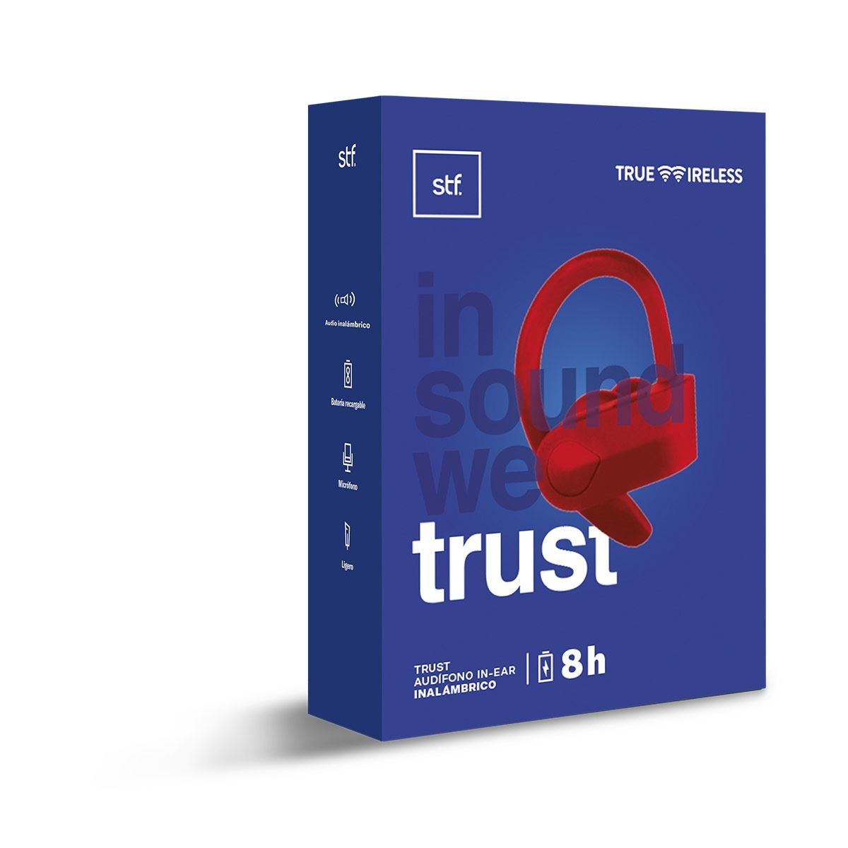 Audífonos Stuffactory Trust True Wireless Rojo