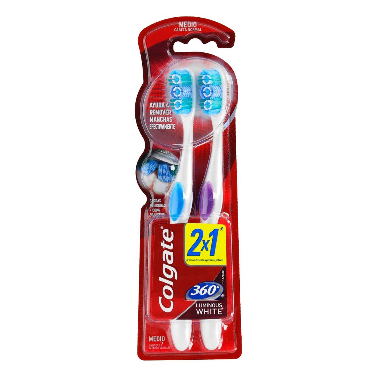 Cepillo Dental Colgate Luminouswh 2 pz